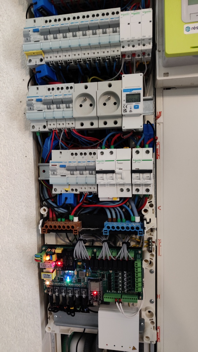 Centrale Domotique ECO-DOMO-22 avec annotations