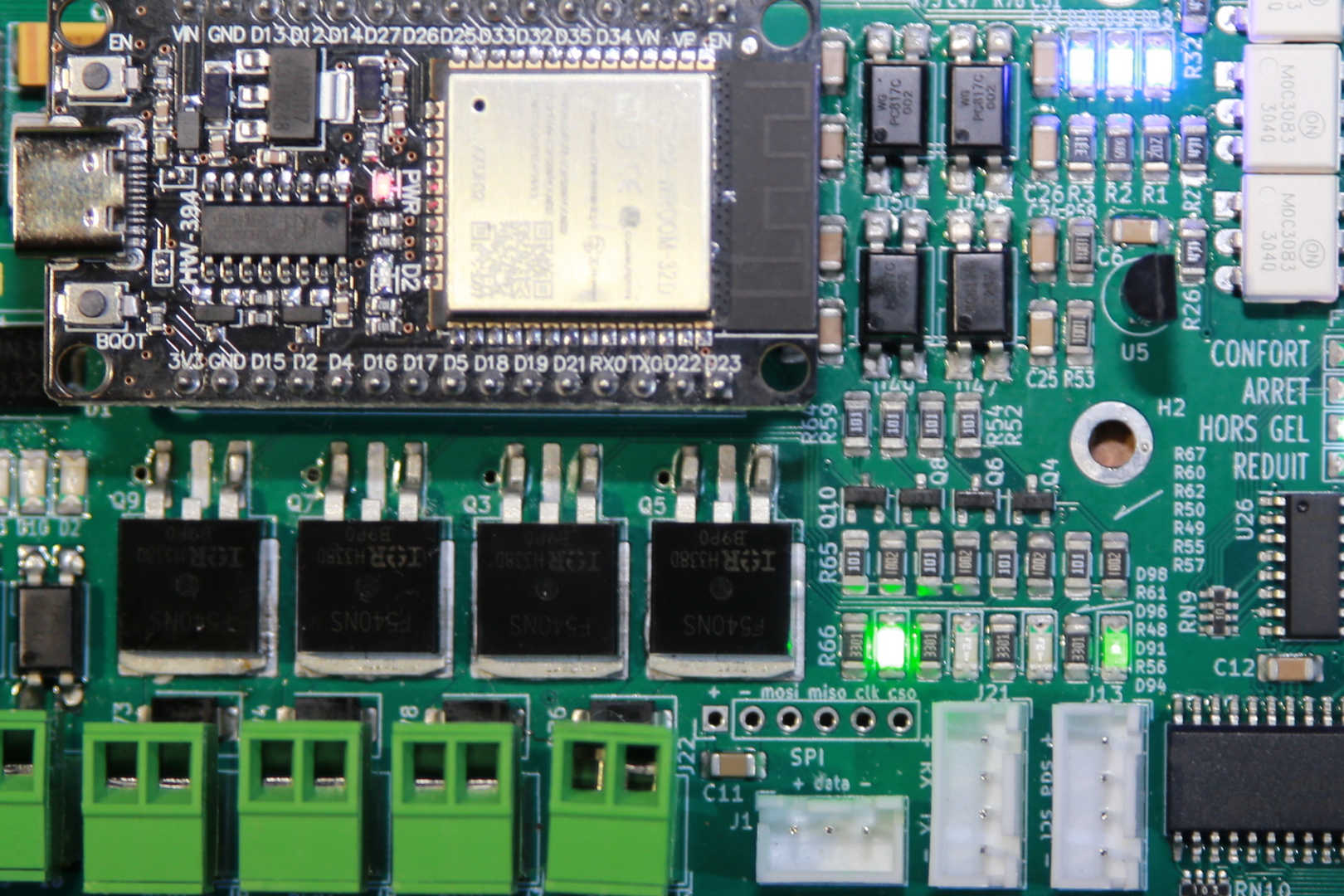 Détail isolation optocoupleur