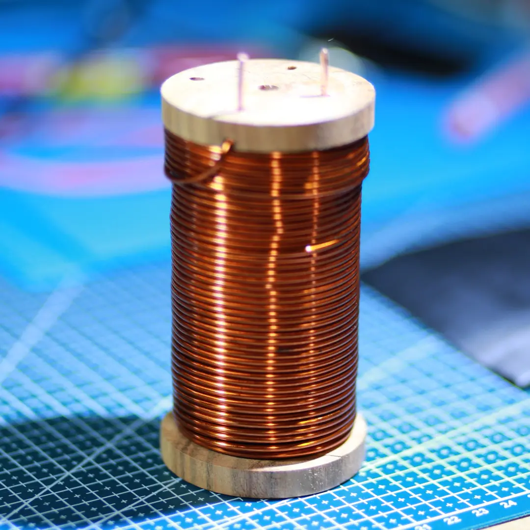 Bobine L1 grave – fil Ø2 mm